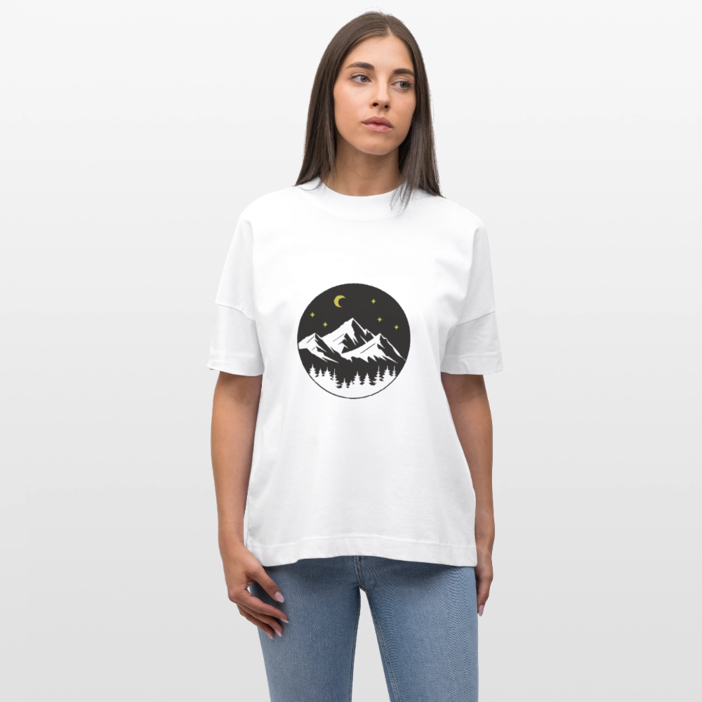Stanley/Stella Oversized - Mountain - Weiß