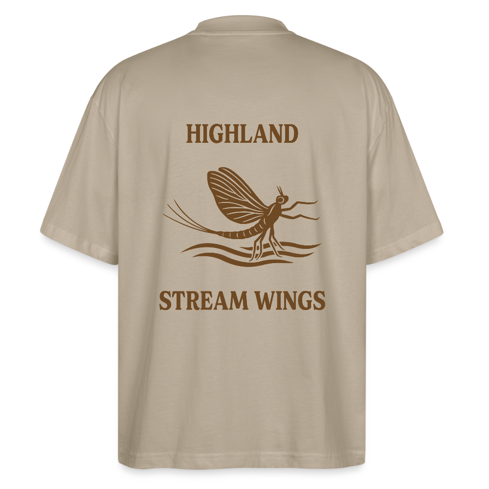 HIGHLAND STREAM WINGS - Oversized - Steingrau