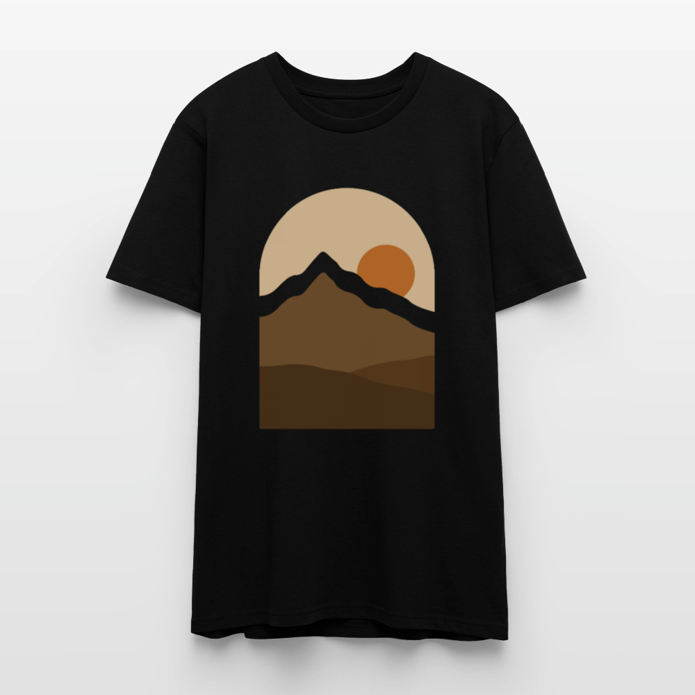 NATURE - Sun & Mountains - Schwarz
