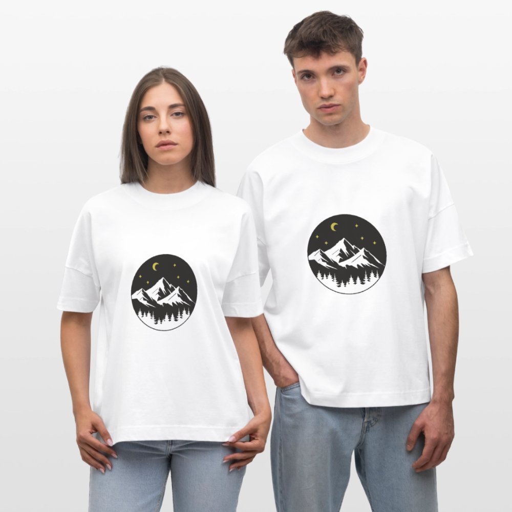 Stanley/Stella Oversized - Mountain - Weiß