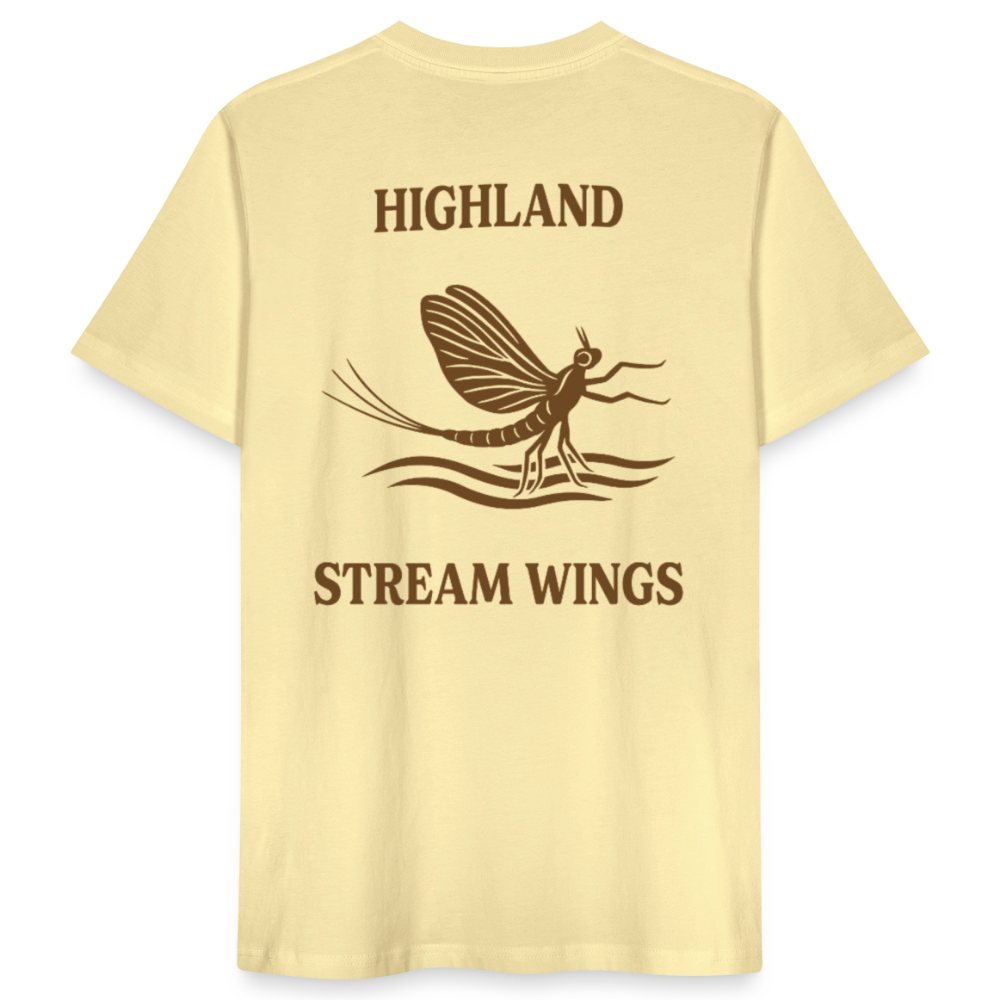 HIGHLAND STREAM WINGS - T-Shirt - Creme