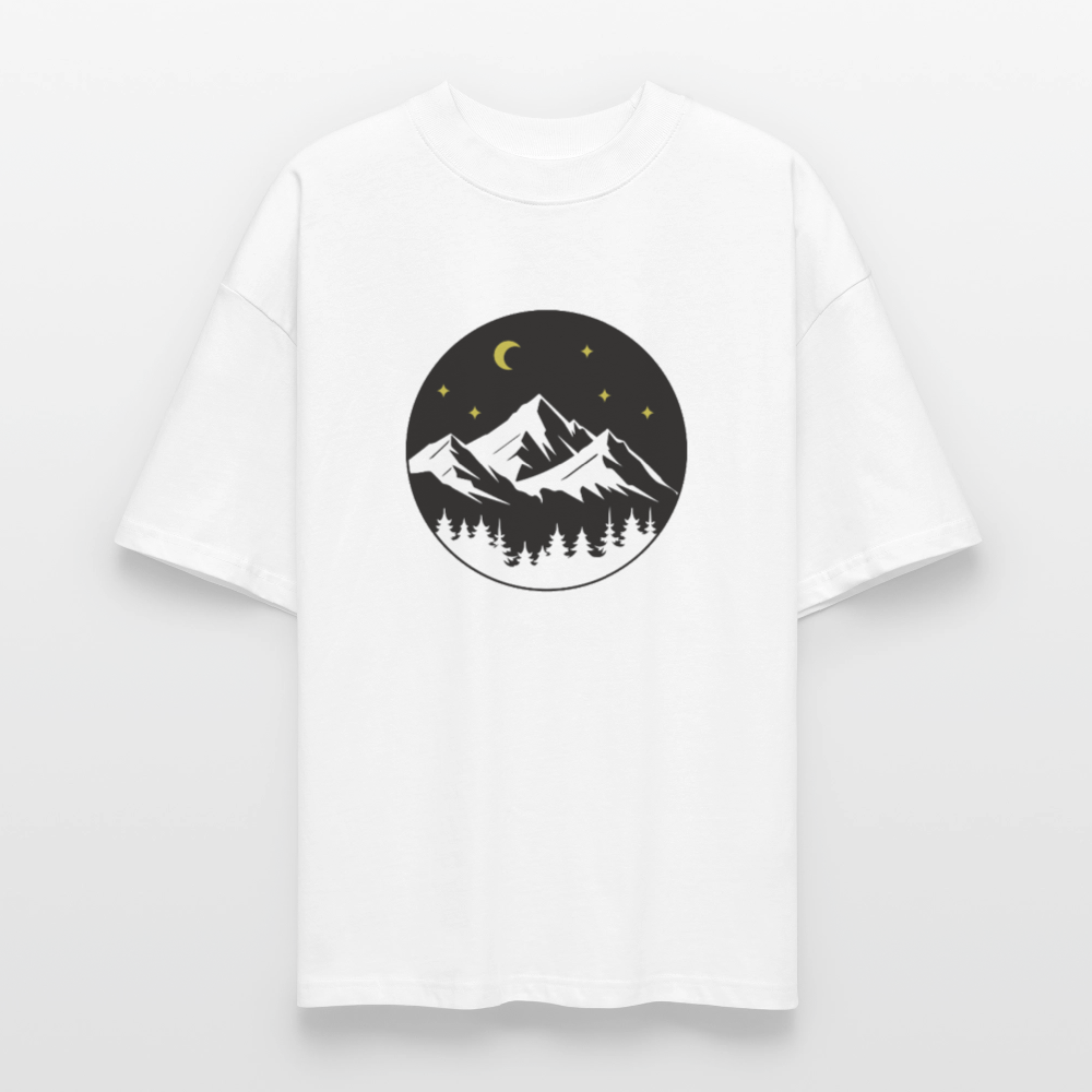 Stanley/Stella Oversized - Mountain - Weiß