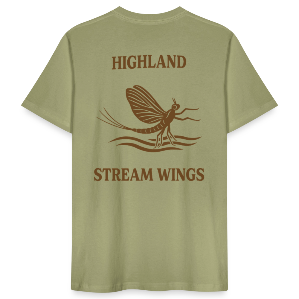 HIGHLAND STREAM WINGS - T-Shirt - Nebelgrün