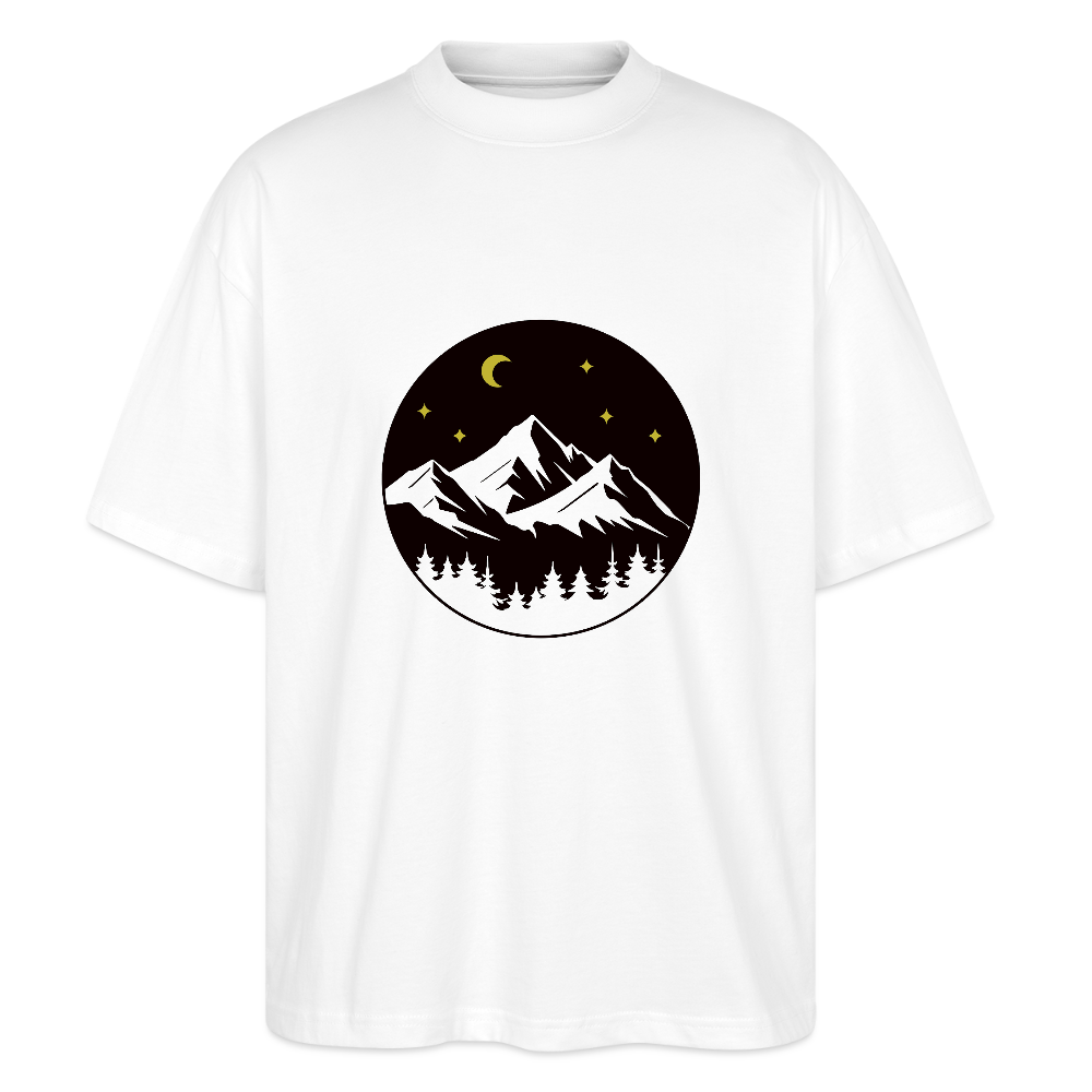 Stanley/Stella Oversized - Mountain - Weiß