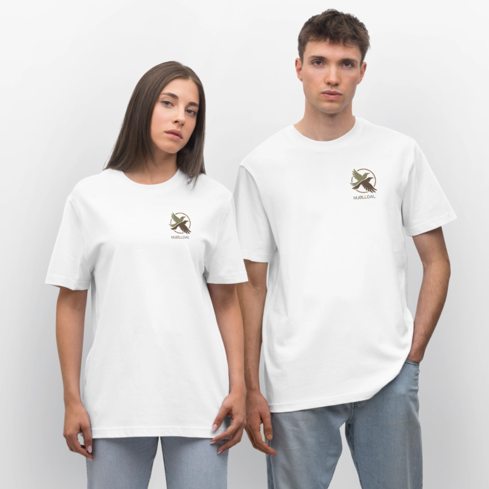 MJØLLDAL - T-Shirt Relaxed Fit - Weiß