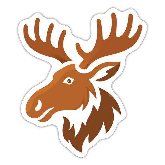 Sticker - Elk - Mattweiß