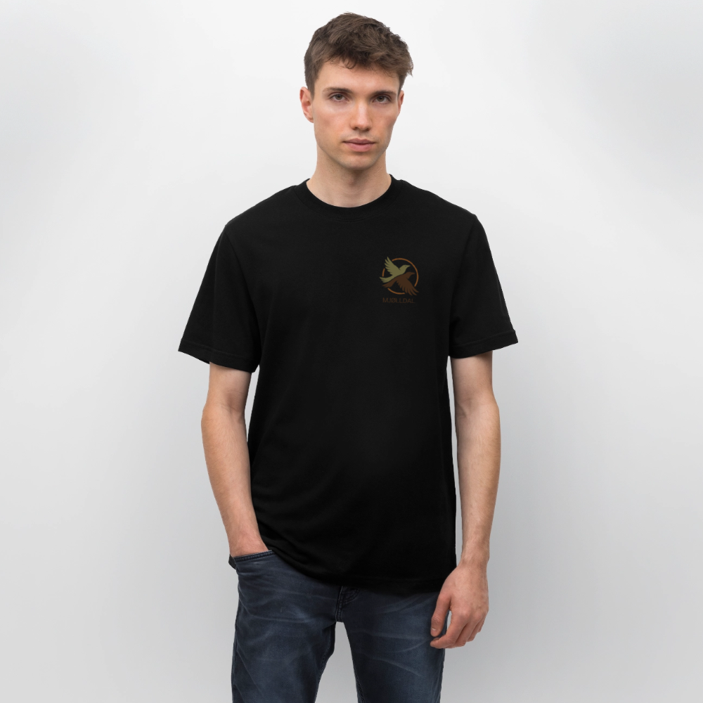MJØLLDAL - T-Shirt Relaxed Fit - Schwarz