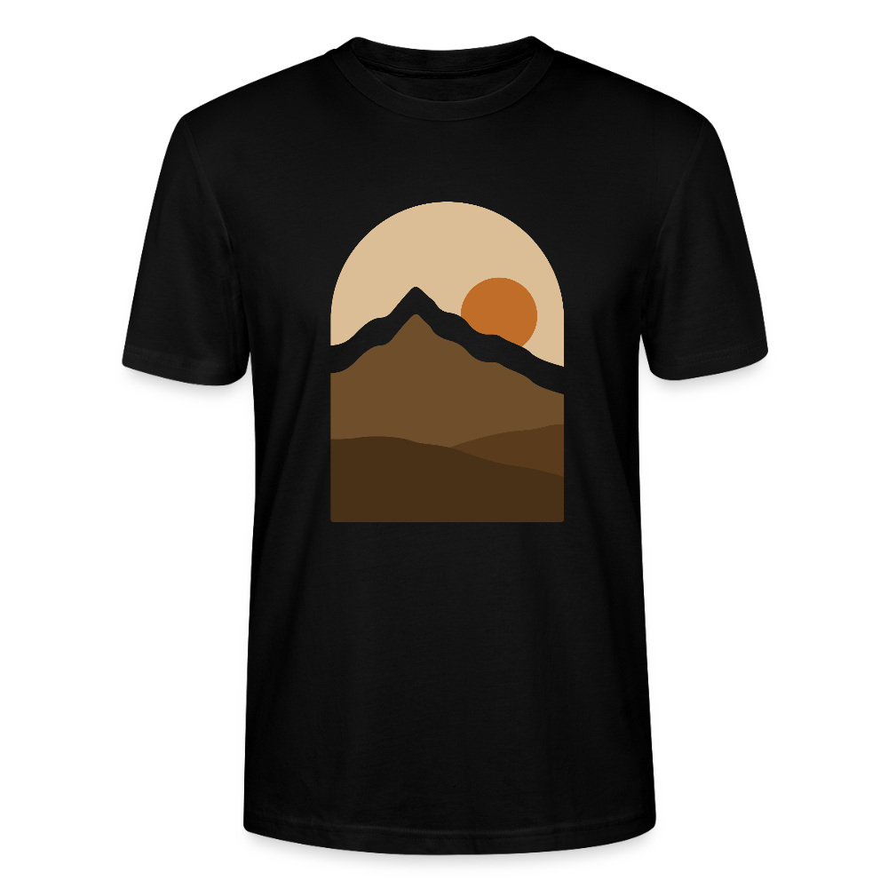 NATURE - Sun & Mountains - Schwarz