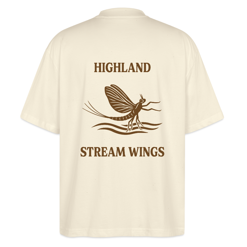 HIGHLAND STREAM WINGS - Oversized - Weißgrau